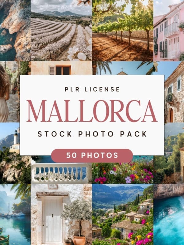 50 Mallorca Themed Travel Stock Photo Bundle
