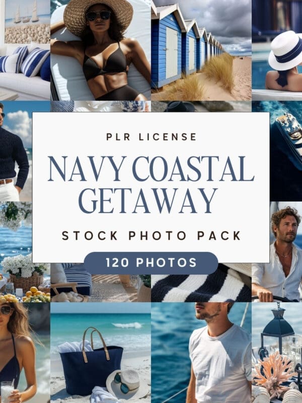 120 Coastal Getaway Lifestyle Stock Photo Bundle